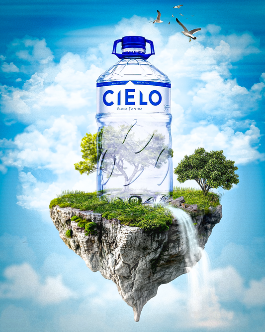 355. Diseño para agua Cielo