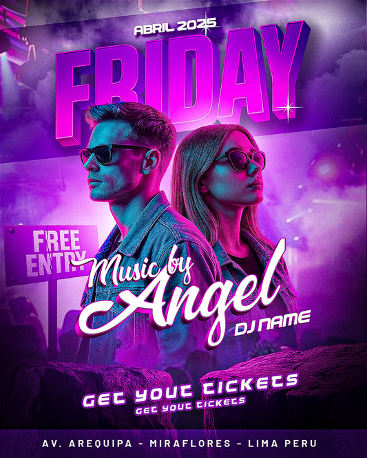 367. Diseño de flyer para cantantes