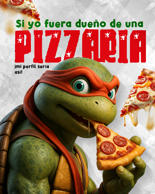 410. Flyer para una pizzeria