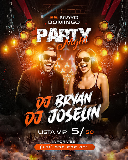 413. Diseño flyer para artista