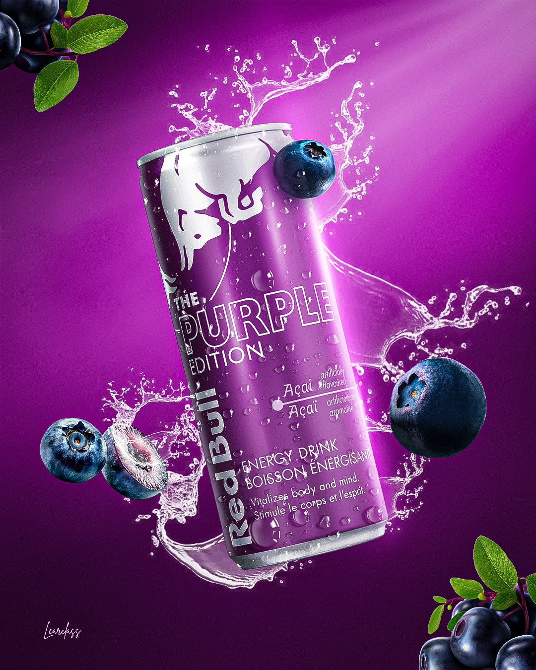 419. Flyer de producto de bebida