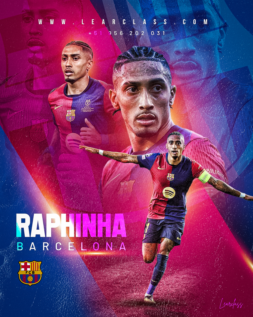 432. Flyer deportivo para Raphinha