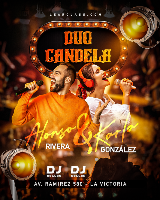 478. Flyer para eventos de artistas