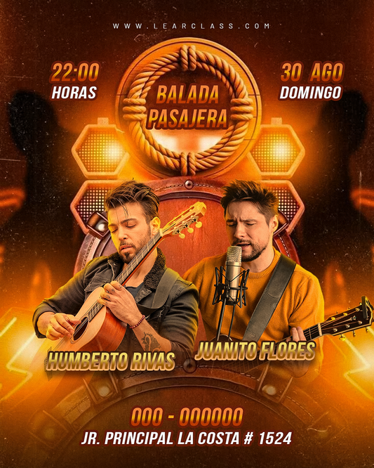 479. Flyer para eventos de artistas urbanos