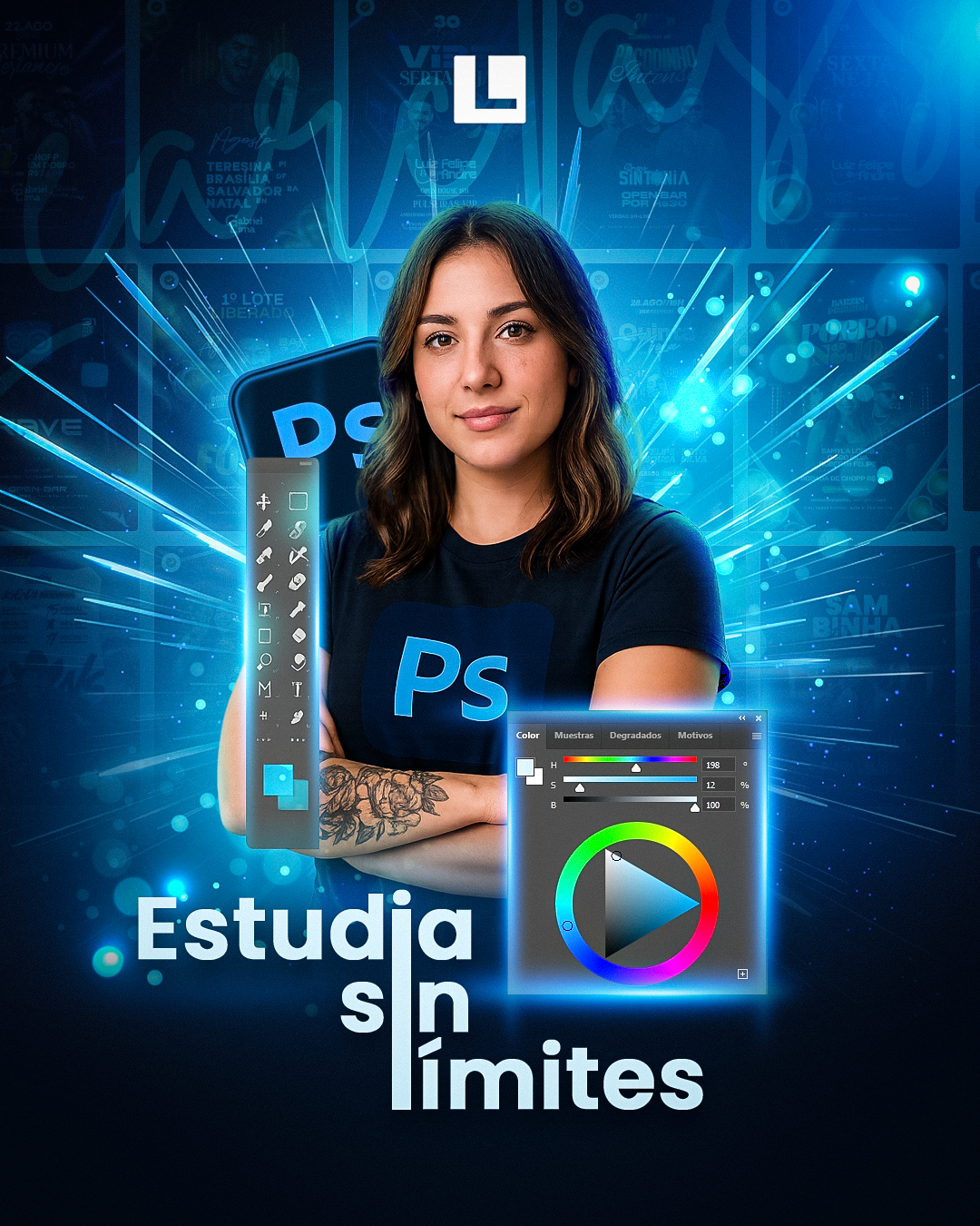 486. Flyer para un diseñador gráfico