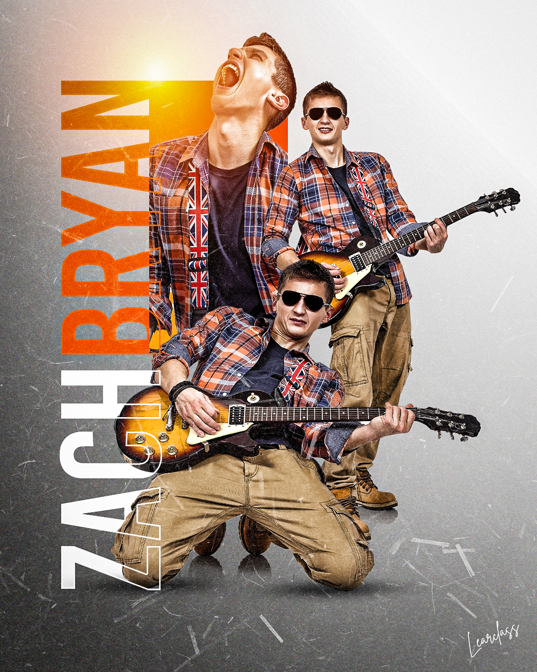 499. Flyer para guitarrista