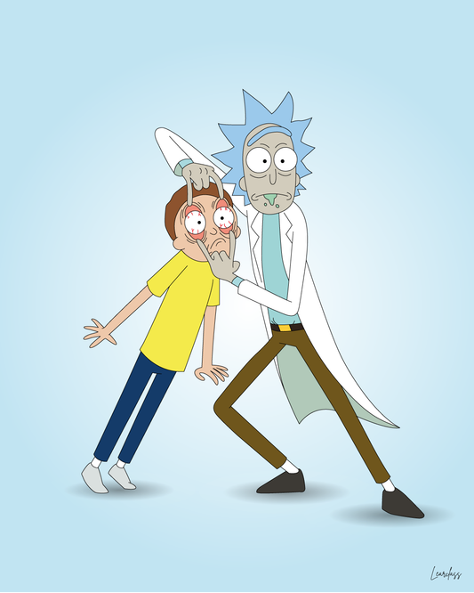 522. Dibujando a Ricky y Morty